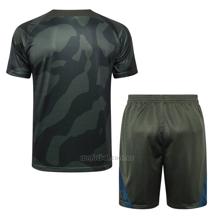 Chandal del Paris Saint-Germain Jordan Manga Corta 2024-2025 Verde - Pantalon Corto